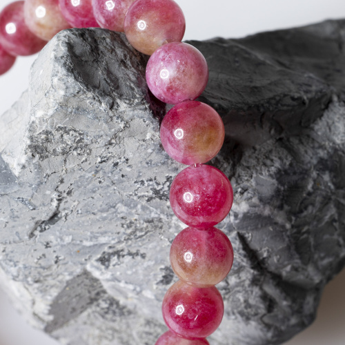 Pinkes Turmalin Armand mit 8 mm Steinen