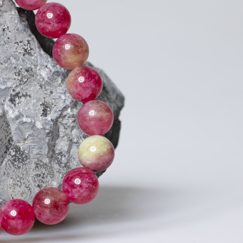 Pinkes Turmalin Armand mit 8 mm Steinen