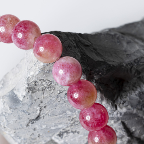 Pinkes Turmalin Armand mit 8 mm Steinen